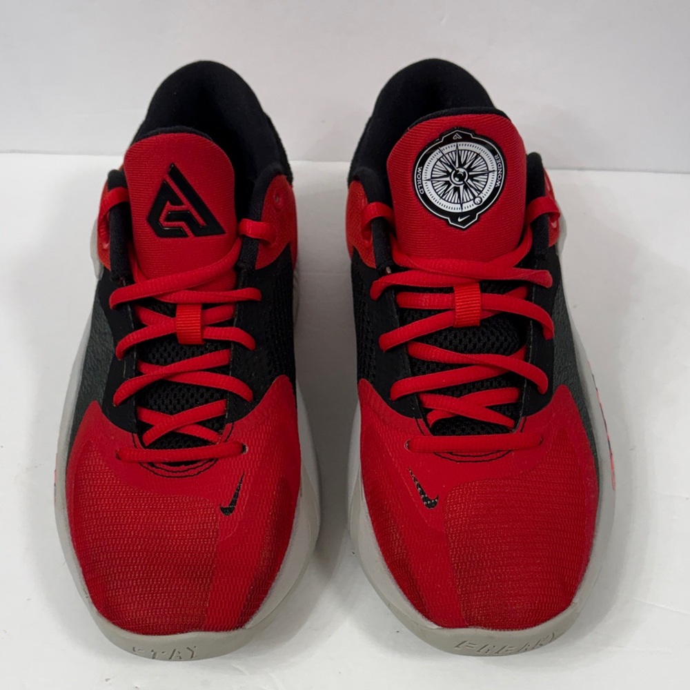 Nike Kids Zoom Freak 4 Safari University Red Shoes(DQ0553-600)
